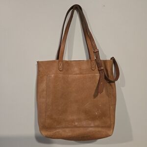 Madewell Medium Leather Transport Tote